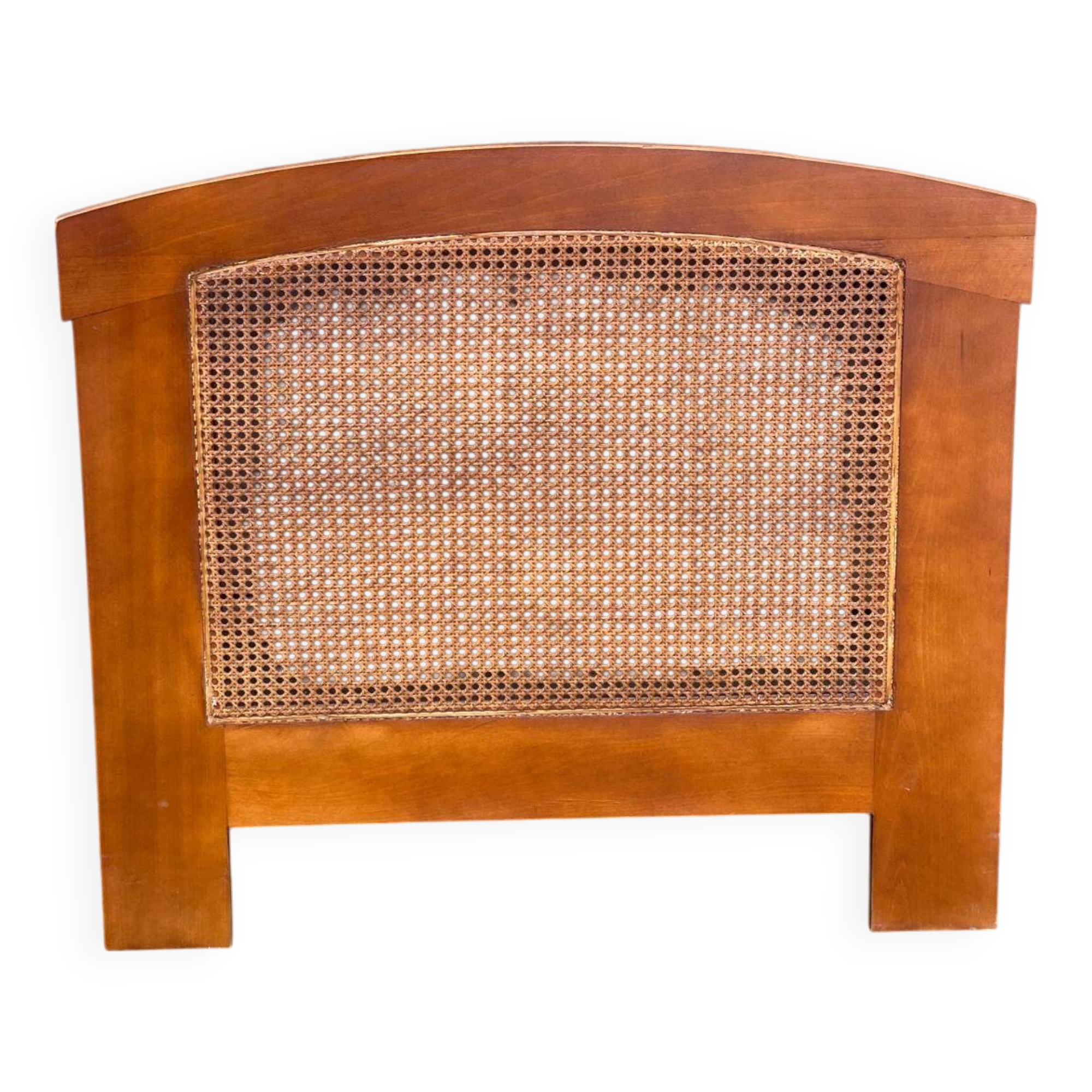 Solid wood and cane headboard 92cm