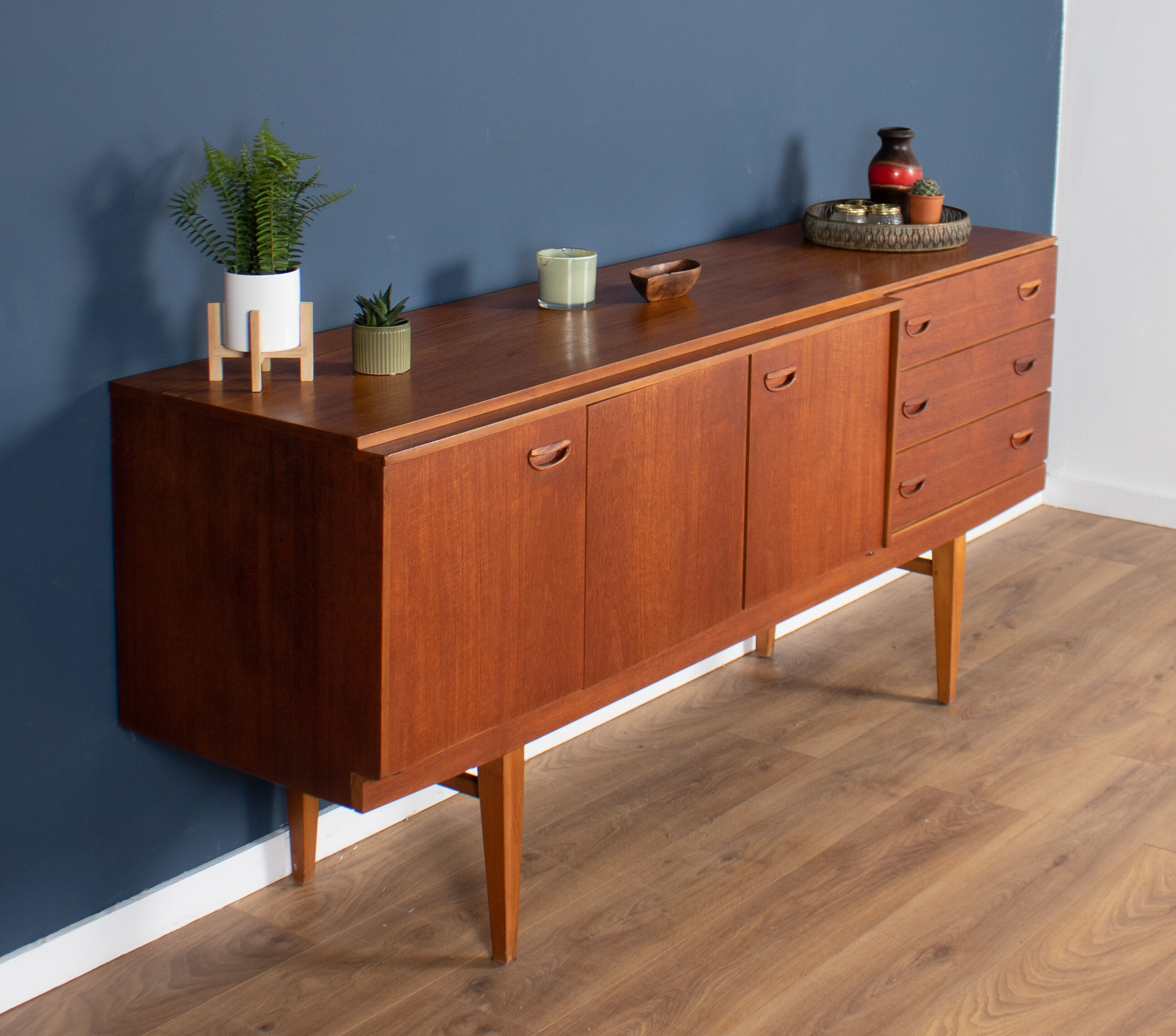 Retro teak 1960s beutility mid century sideboard