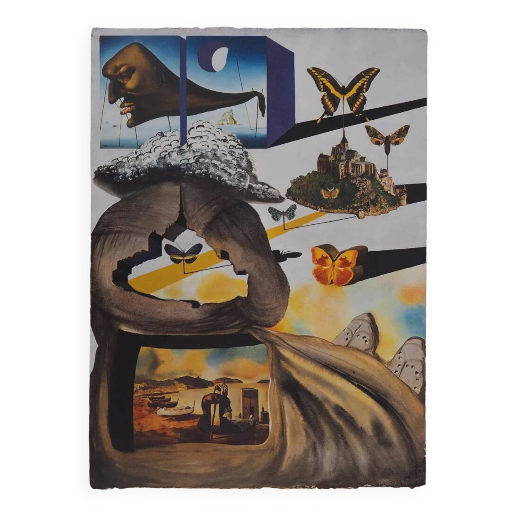Salvador Dali: Normandy, SNCF (Butterfly Suite small model), original signed lithograph