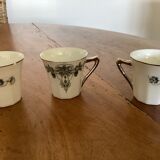 Fine porcelain coffee set "SIP France"