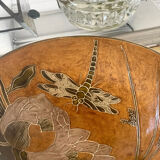 Cloisonné brass cup