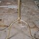 French brass floor lamp with fringes, mid-20th century