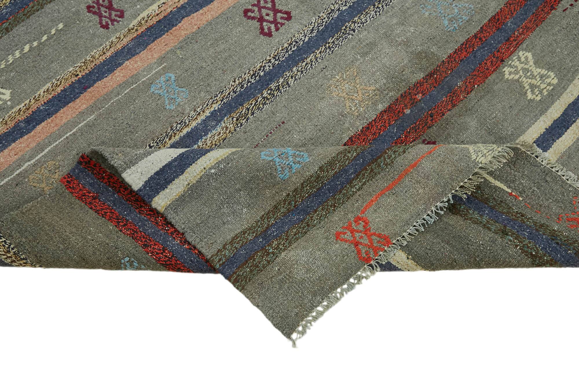 Turkish Handmade Vintage Anatolian Kilim 148 cm x 250 cm