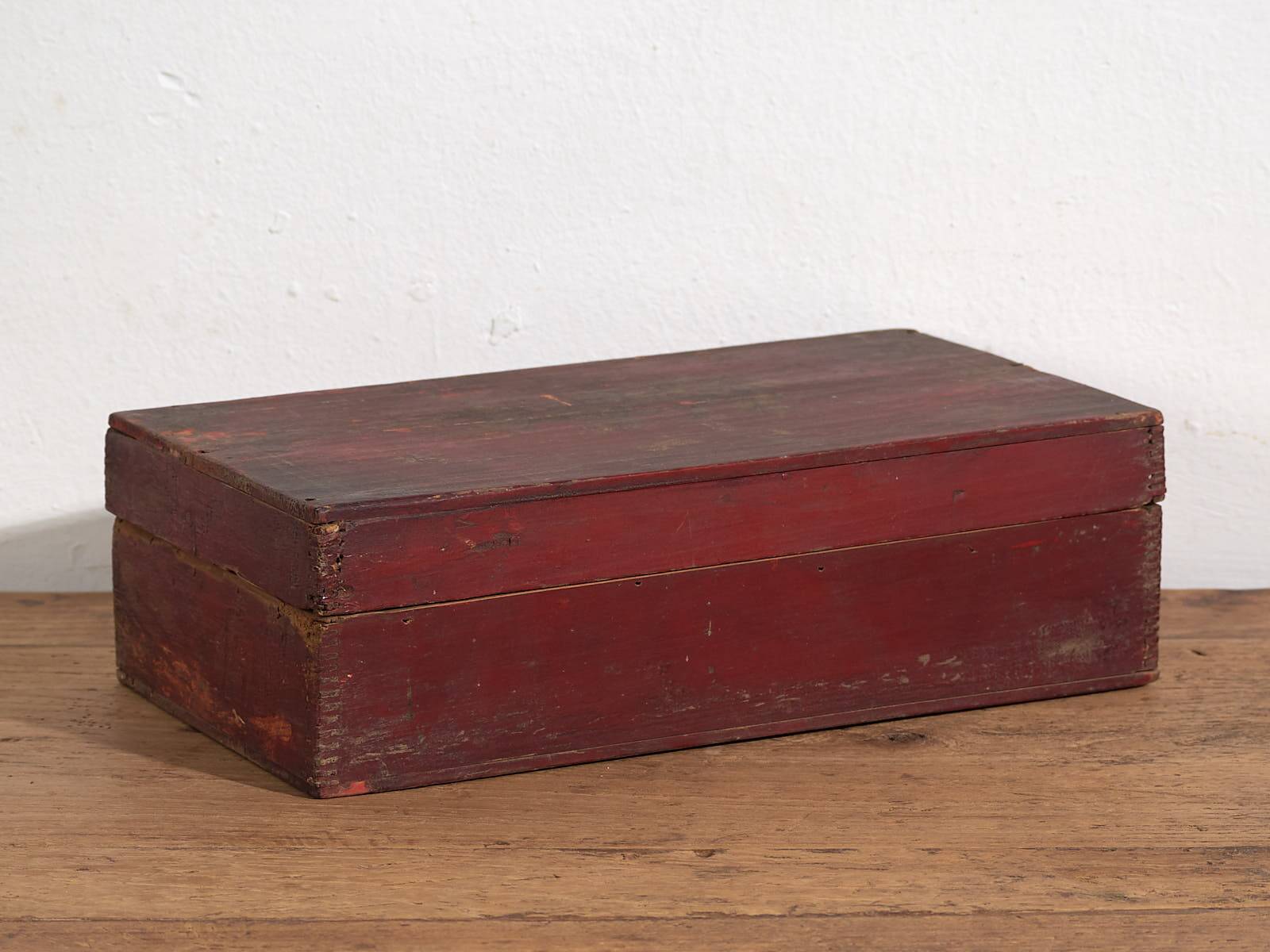 Antique Red Asian Box (c.1900) #13