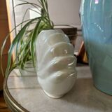 Vase art deco irisé années 80