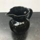 Former black ceramics pitcher vintage 70s