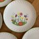 Hutschenreuther dessert plates with floral decoration