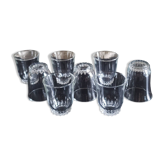 8 liqueur glasses - vintage shot