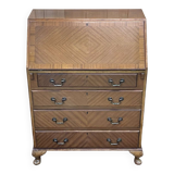 English secretary from the 1950s in mahogany