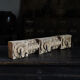 Wooden coat rack