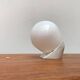 Mid-century German wall sconce in glass and ceramic by Wilhelm Wagenfeld for Lindner.