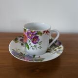 Porcelain Coffee Cup Bill Goldsmith Limoges "Victoria"