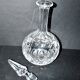 Saint-louis cut crystal carafe baccarat olive diamond bevel decoration 33 cm