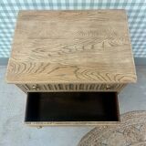 Oak bedside table (refurbished)