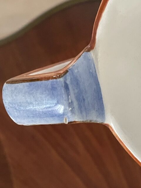 Vase Gien 29 cm "Pivoines", restaurations