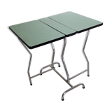Folding table in formica