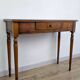 Console in cherry wood with turned legs and drawer – classic charm