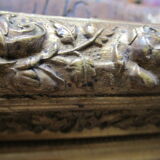 2 antique paintings from the 1700s in golden frame painter De'loste