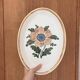 Large oval floral Gien dish