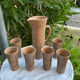 Vintage drink service in pyrite stoneware – Claude Passy (Vallauris) –