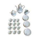Service à café Othello de Massé et Surget, Myosotis