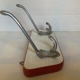 Asymmetrical coat rack Formica aluminium