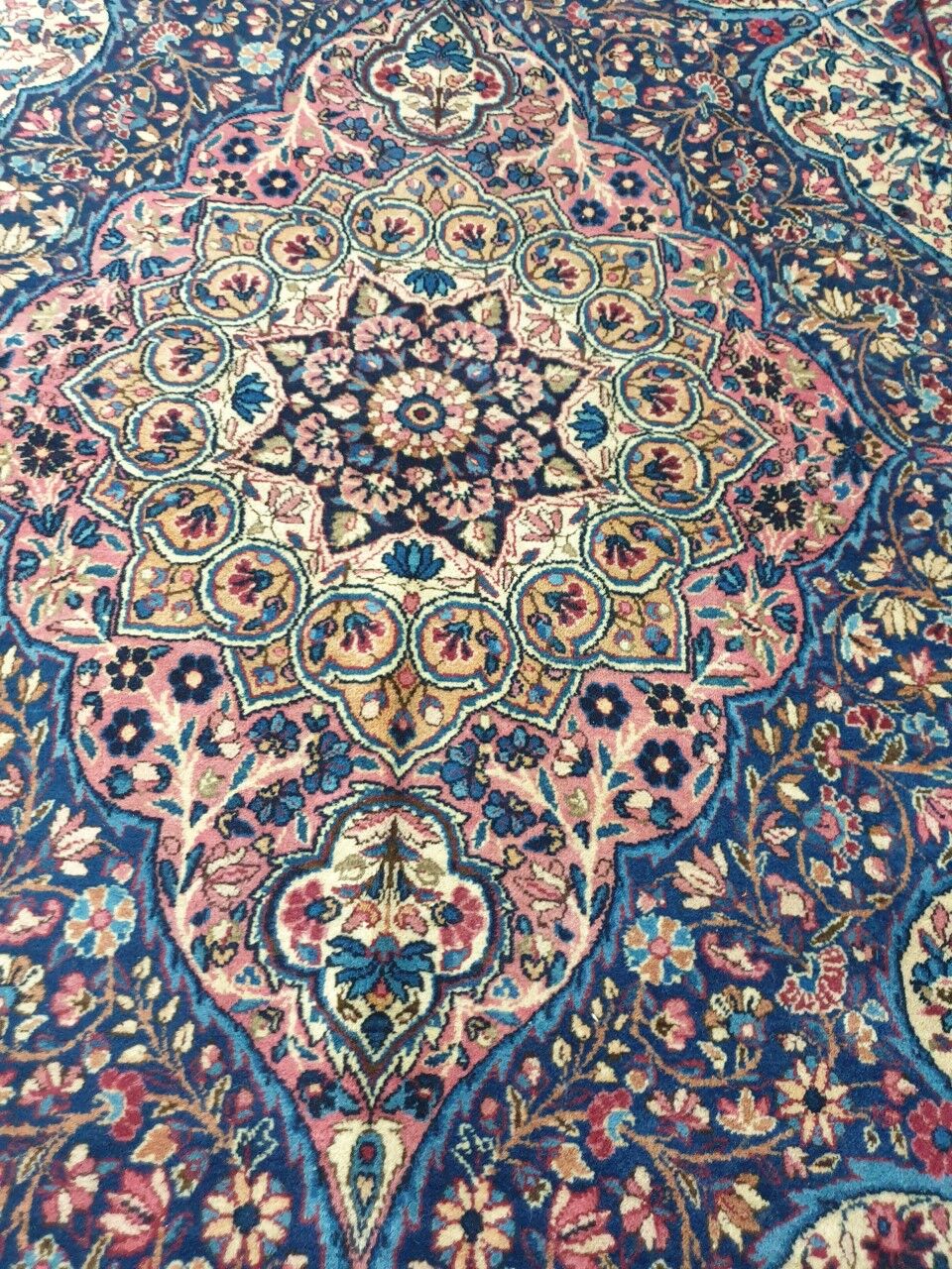 Handmade Kerman rug