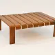 Teak coffee table