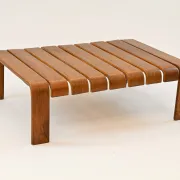 Table basse de salon en teck
