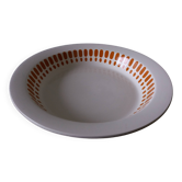 Plat creux légumier saladier années 70 space age