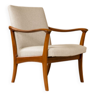 Dutch teak armchair, 60s