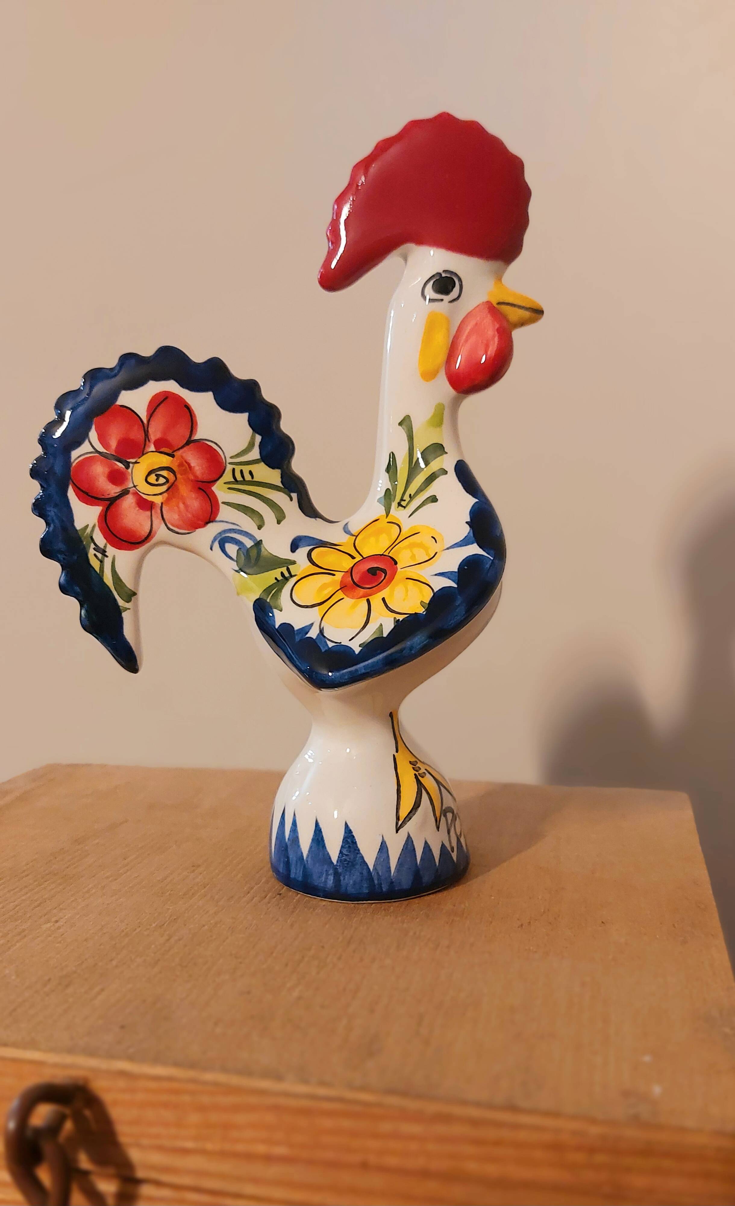 Ceramic rooster from Portugal