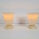 Neoclassical Goblet-Shaped Alabaster Table Lamps Spain, 1980s, Set of 2