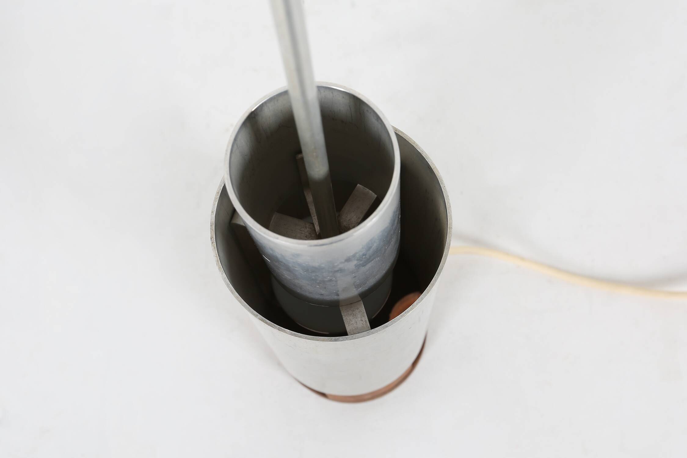 Kinetic Spiral Light Sculpture from Werner Epstein, 1972