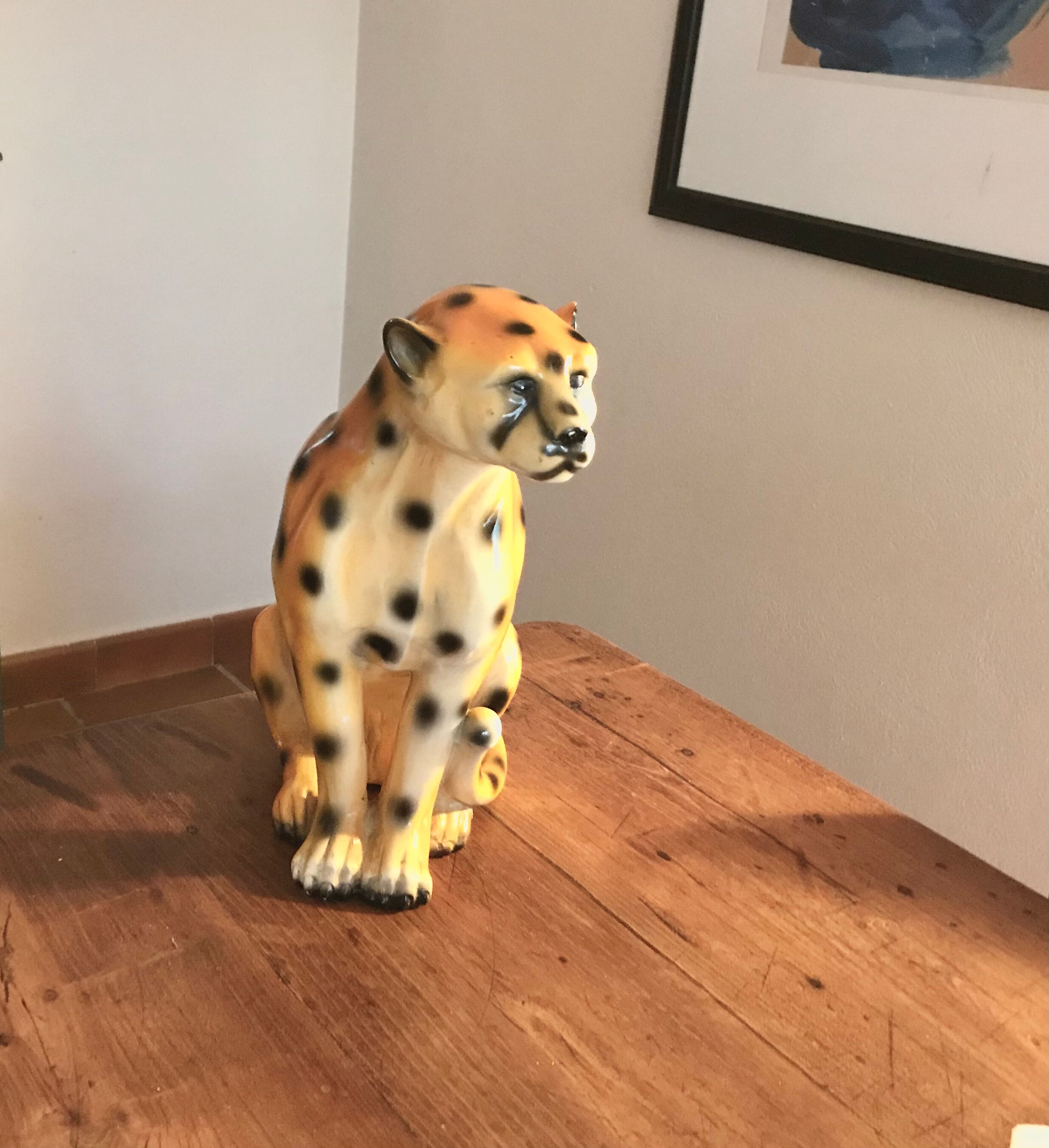 Ceramic leopard, 70s