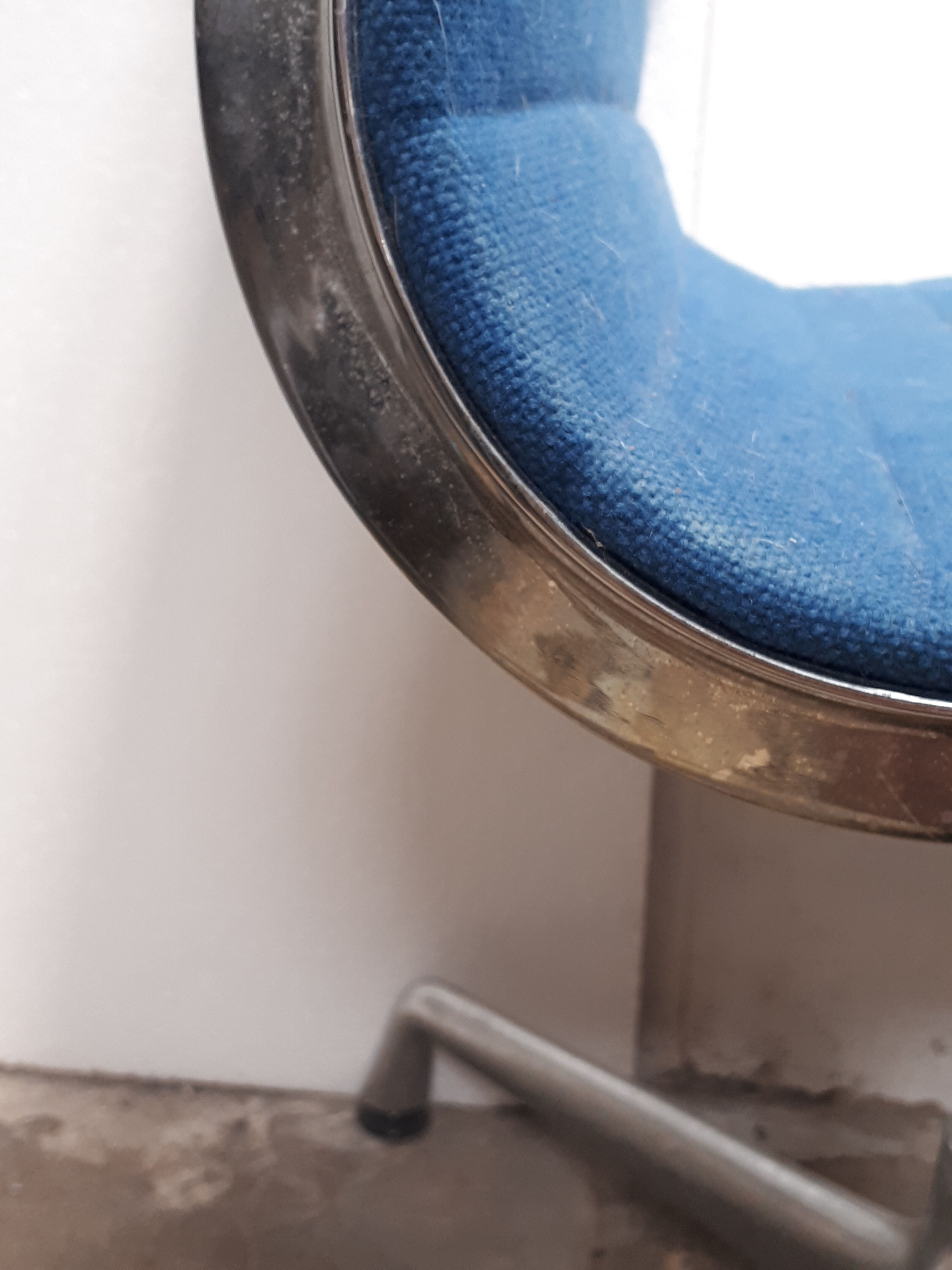 Office chair living room eames ea 106 aluminum group vitra vintage 80s