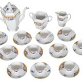 Vintage coffee service in porcelain by Epiag Czechoslovakia.