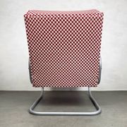 Thonet S-411 Armchair "Red & White"