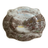 Grand plat en céramique anglaise