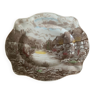 Large English ceramic dish