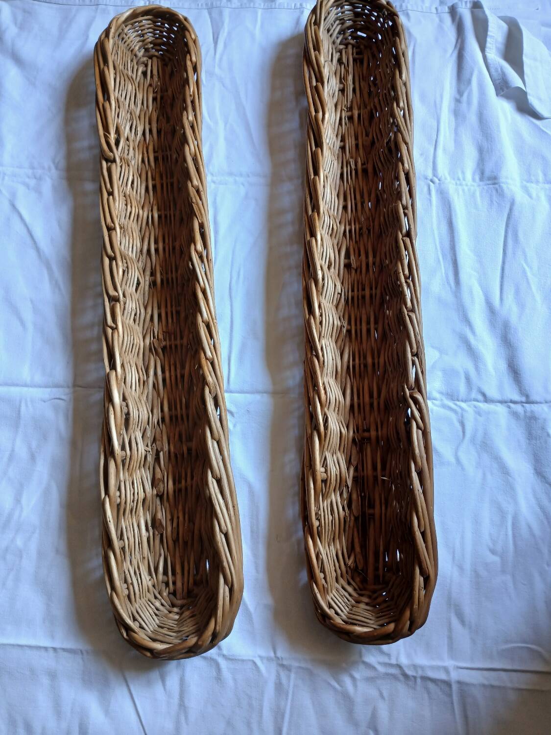 2 baker's baskets