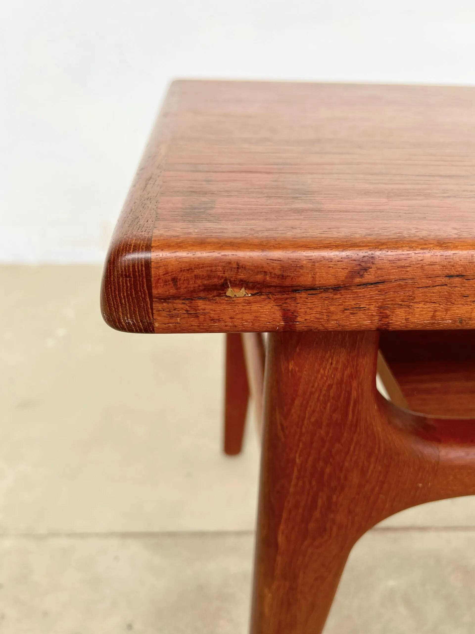 Teak coffee table from 1960 by Niels Bach