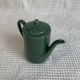Green ceramic teapot/coffee maker, vintage