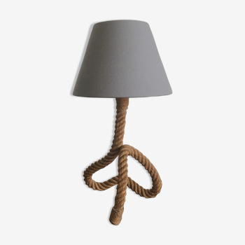 Artisanal rope lamp from the 60/70's
