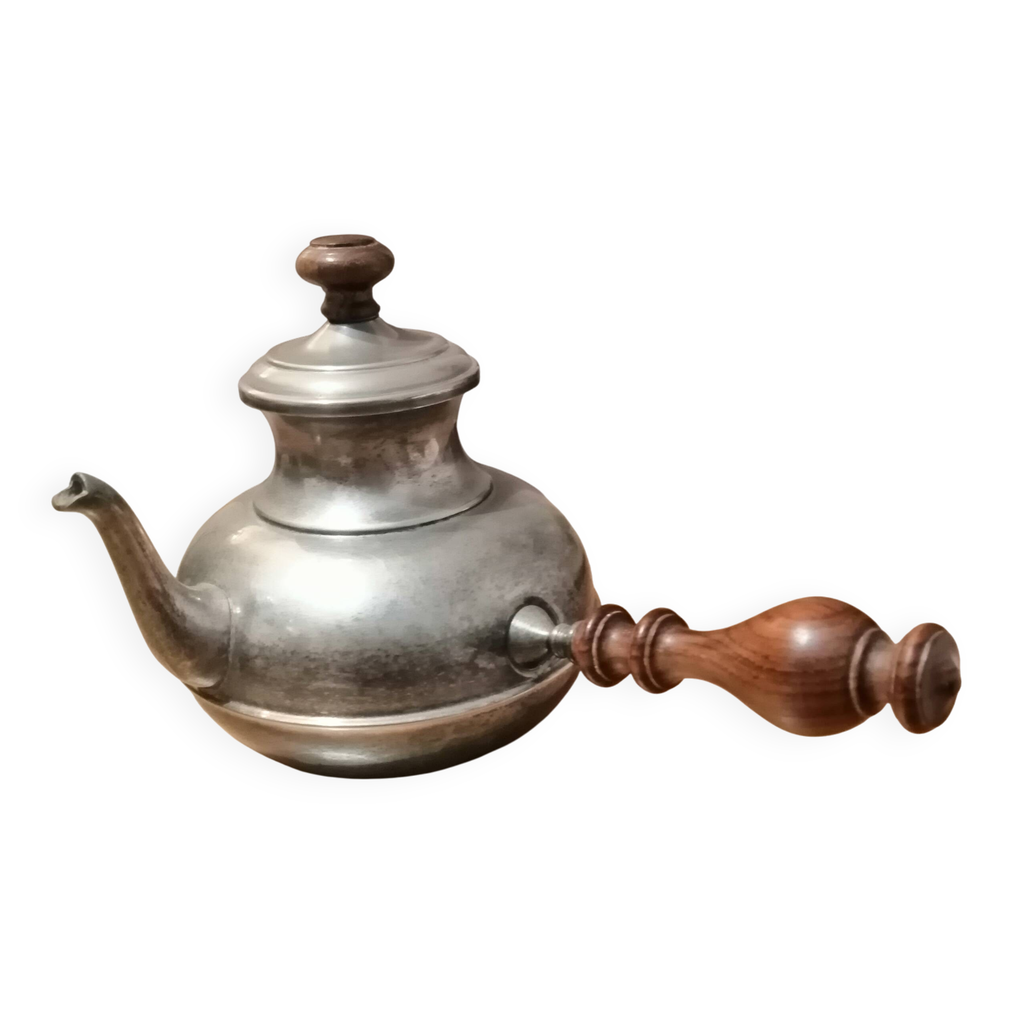 Silver teapot