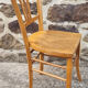 6 Luterma bistro chairs, blond wood, vintage, 50s