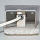 Paire d'appliques vintage en perspex