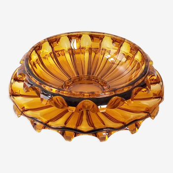 Ensemble de 2 coupes en cristal art déco 1940