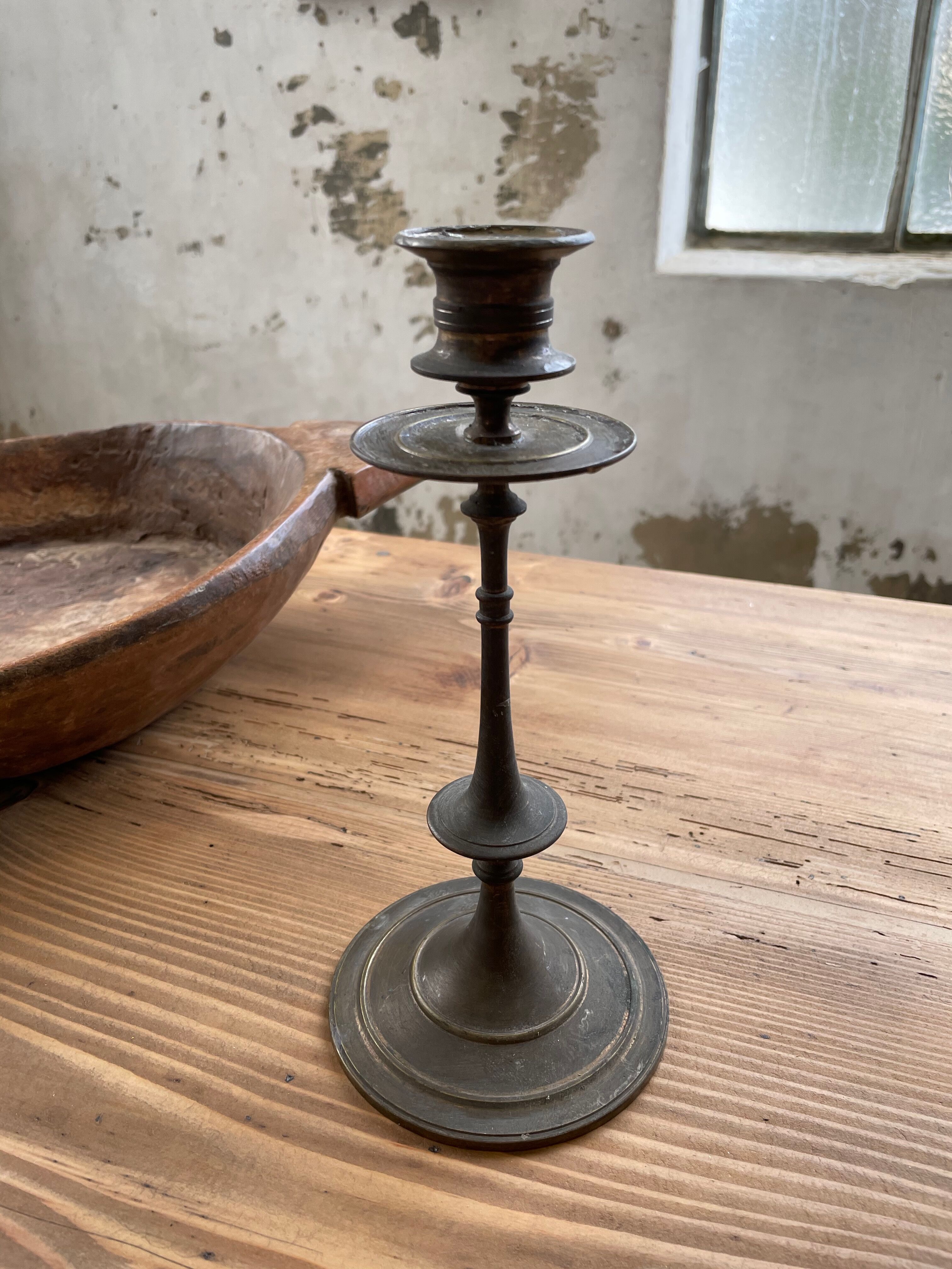 Vintage brass candlestick