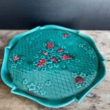Vintage ceramic pie dish – Signed C.V. 471
